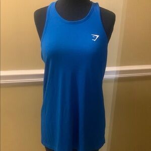 Blue Gymshark Women's Tank Top